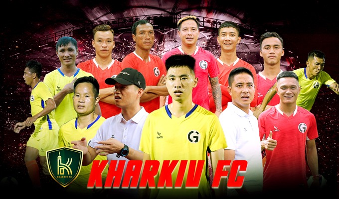 Kharkiv FC - Xứng danh PSG của đội bóng phủi Sài Thành