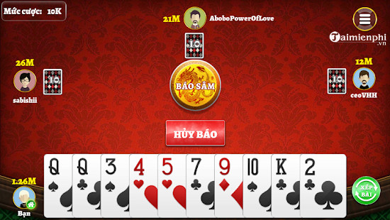 Top game bài Sâm Lốc hay, nhiều người chơi hiện nay