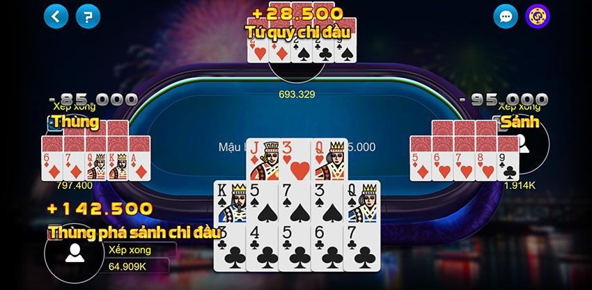 Game Mậu Binh - Gamebai88 được tính bao nhiêu điểm?