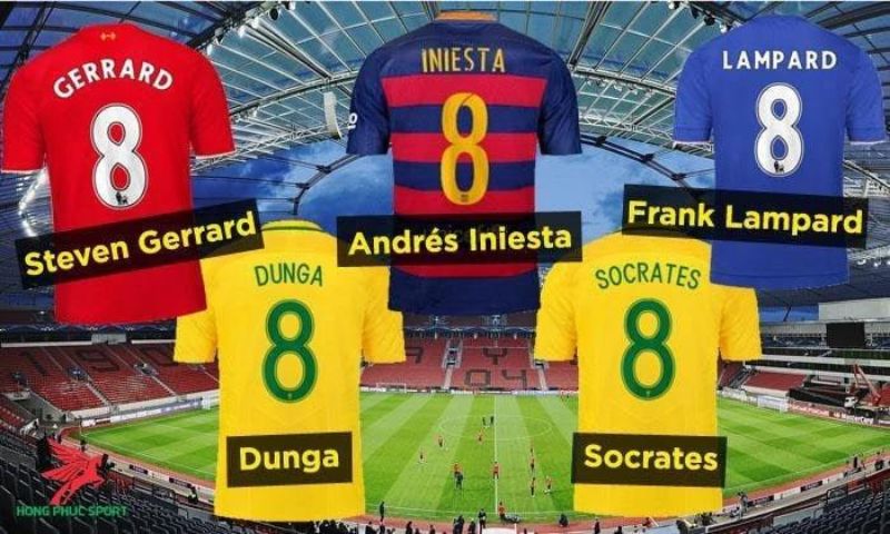 Vị trí áo số 8 trong bóng đá là gì? Người kiến tạo, phòng thủ hay cả hai?